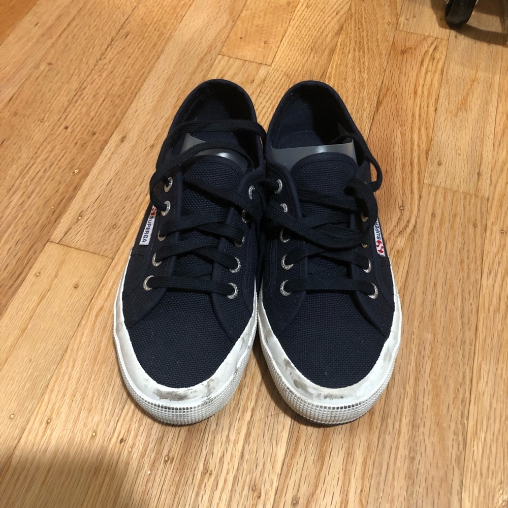 Superga 2750 COTU Classic Sneaker, Navy/White, Size 6